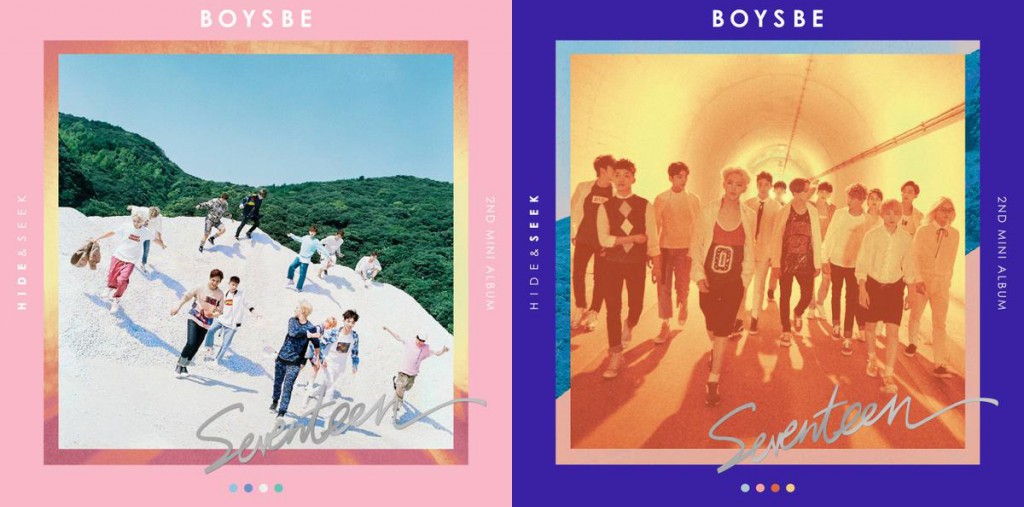 HIDE (L) & SEEK versions of 'BOYS BE'