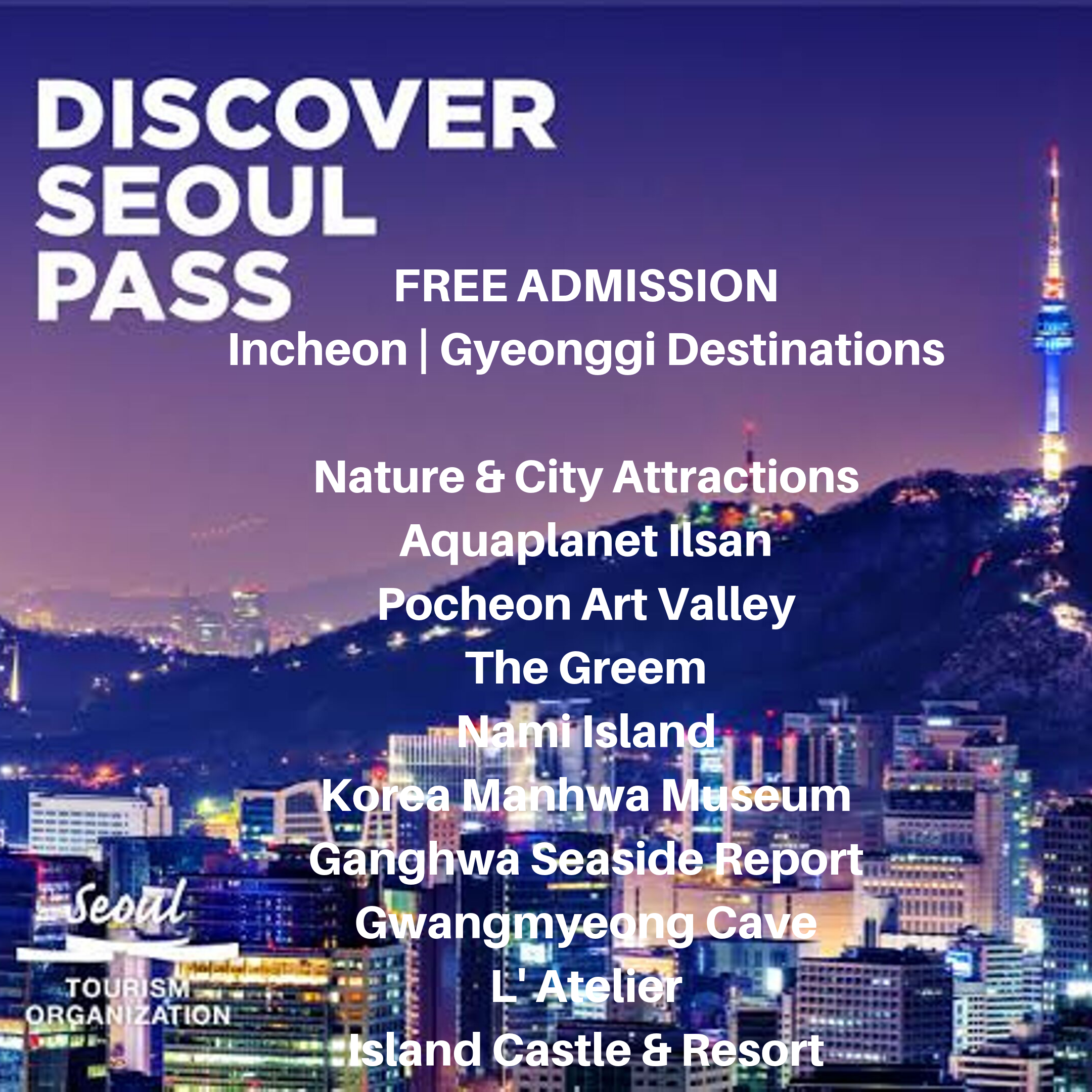 Discover Seoul Pass Seoul Plus Edition