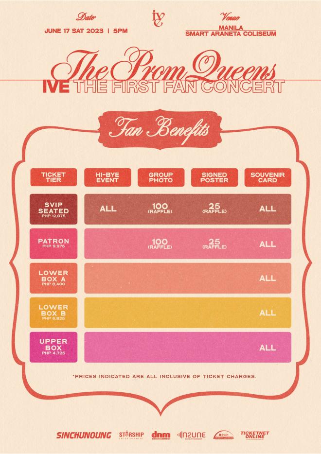 ive manila fan concert fan benefits