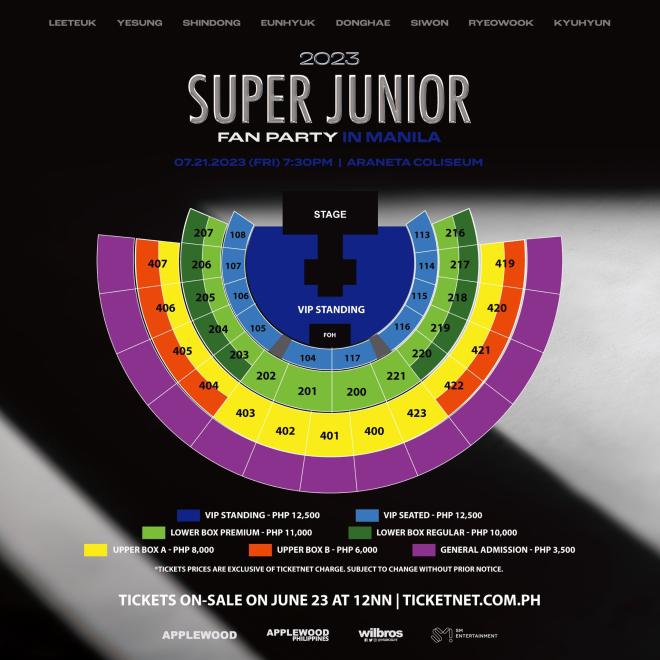 super junior fan party manila ticket details