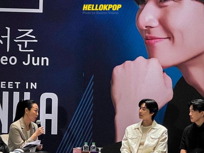 park seo jun fun meet in manila press conference