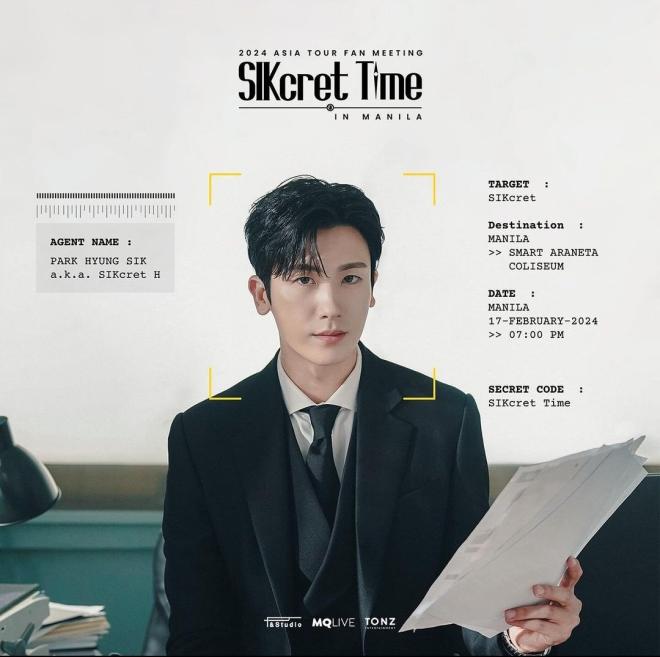 Park Hyung Sik SIKcret Time in Manila